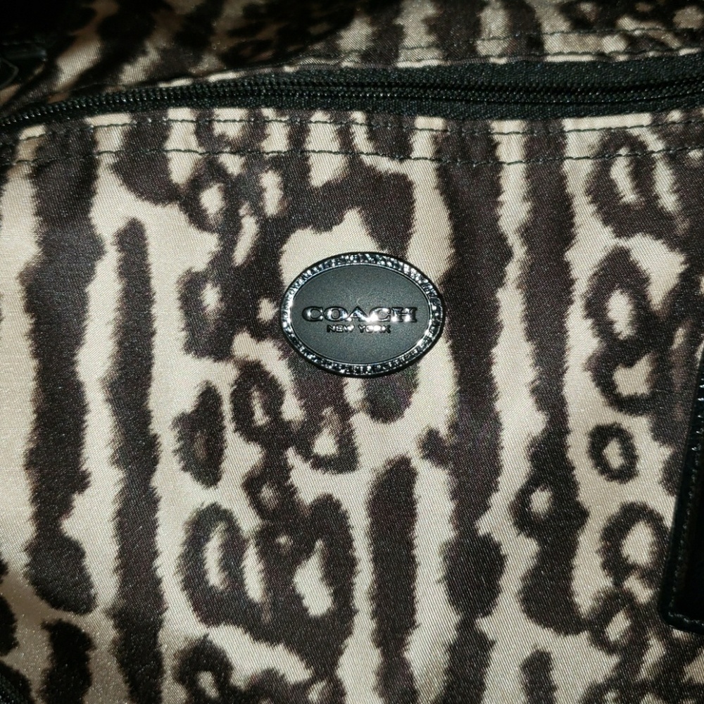 New Coach Getaway Ocelot Print Weekender - Picture 2 of 8